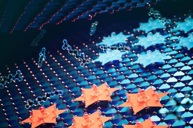 An amino acid keeps a quantum pattern warm
