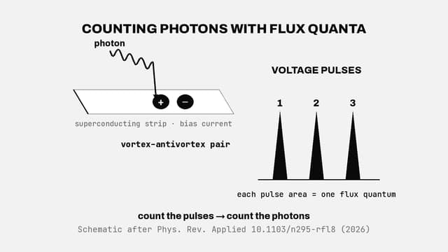 Counting photons with flux quanta