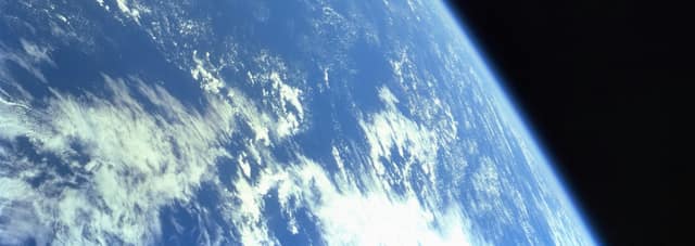 Earth seen from orbit, banner of the LSE Global Priorities Research Group
